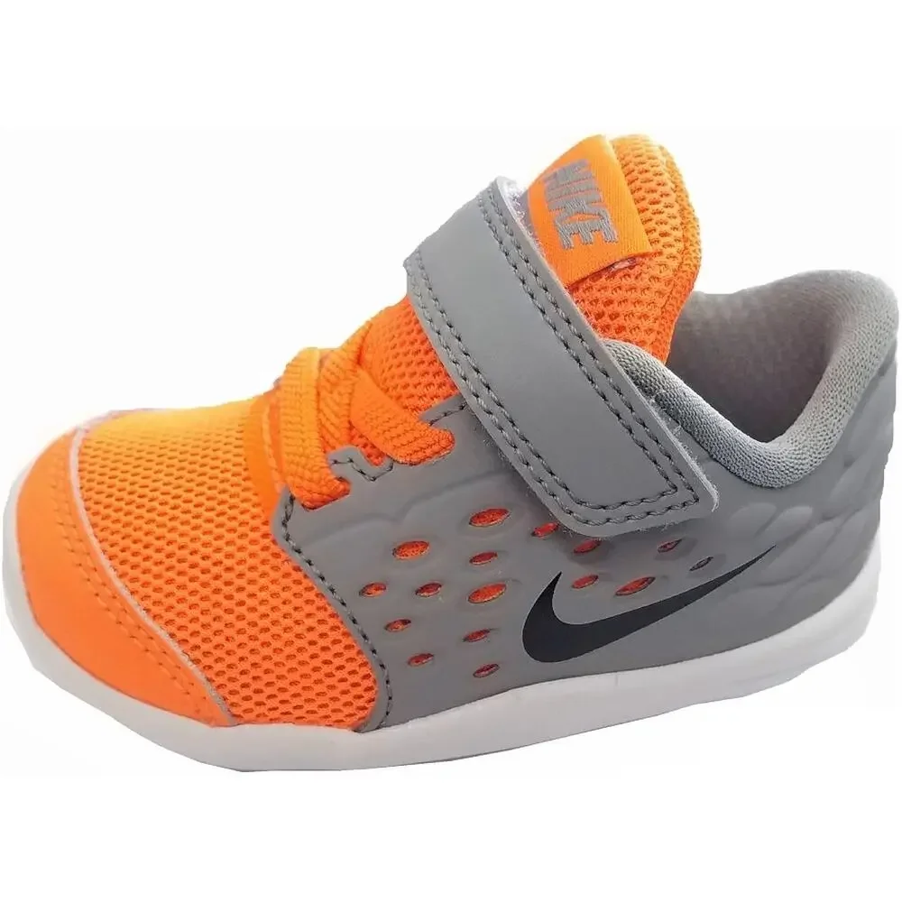 Nike Toddler Lunar Stelos Sneakers Orange Gray Mesh Size 7C